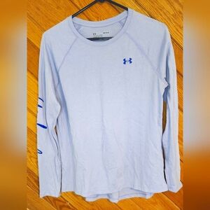 Under Armour Pale Lilac Purple Long Sleeve Loose Fit Medium Shirt